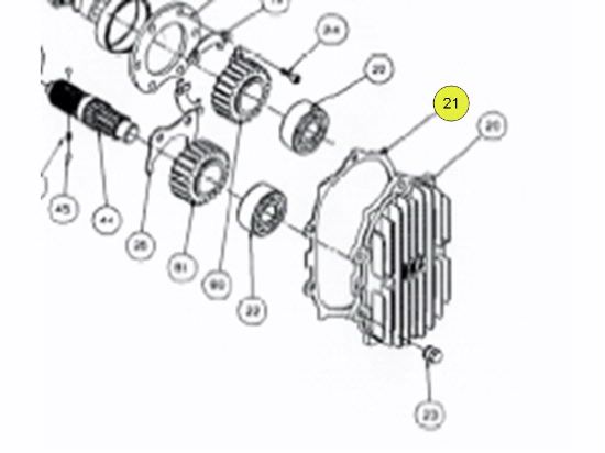 -Rear Cover Gasket w/ Steel Insert