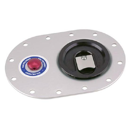 -Fuel Safe  Aircraft Rubber 4x6 Plate W/Flush Cap - SFP240