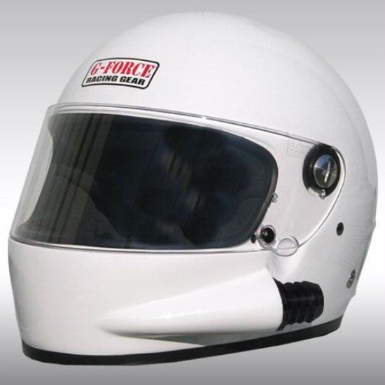 -G-Force Side Draft Full Face Helmet X-Large White SA10 - 3027XLGWH