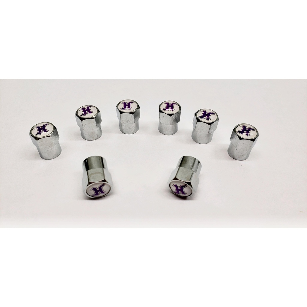 -Hoosier Valve Stem Caps 8 Pack, Chrome - VCCHROME