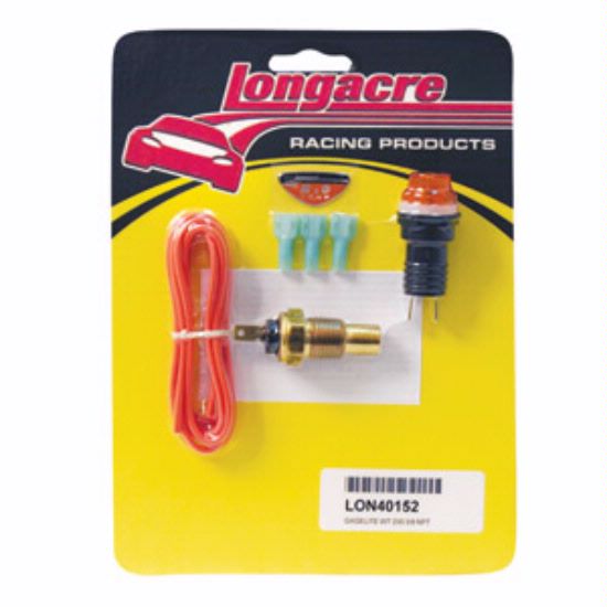 Gagelites Warning Light Kit - 230º water temp 3/8" NPT - 40152