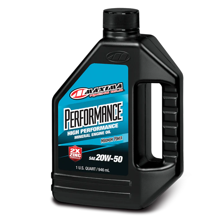 Maxima Performance 20W50 Petroleum Racing Oil 1 Quart - 39-35901S