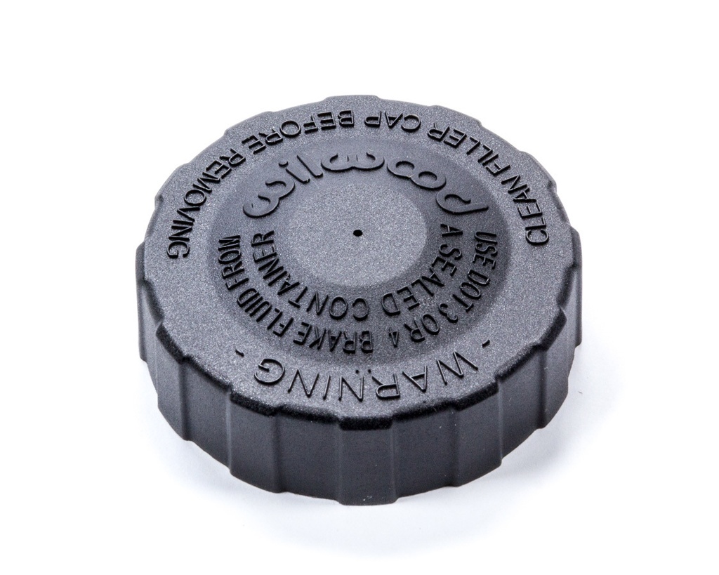 Master Cylinder Cap Screw-On Seal Included Plastic Black Girling Style Each WIL330-15081
