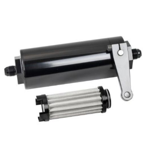 Fuel Filter -6AN w/ Integrated Shut-Off Valve - FF-11700