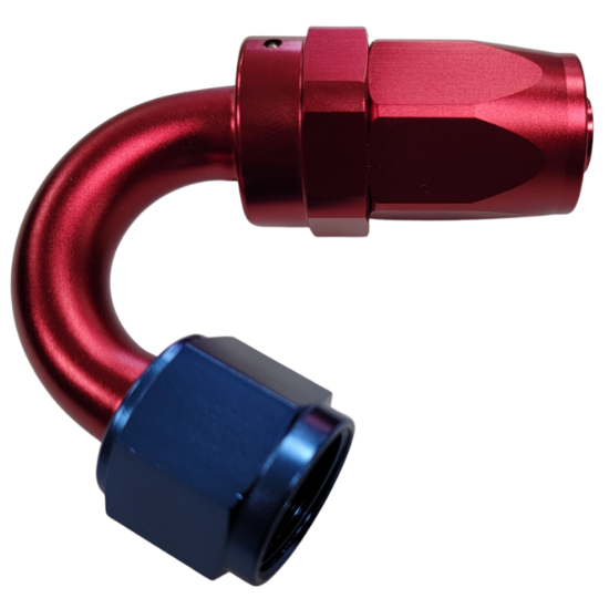 Aluminum 180 Degree Reuseable Fitting -12 - 4065