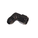 Female 90 Degree Adapter AN -3 Black- 22911BLK