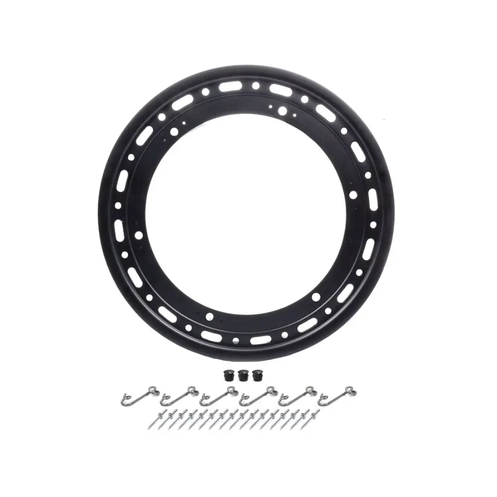 -Weld Black Beadlock Ring Kit - P650B-5314-6