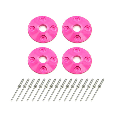 -Dominator Hood Pin Scuff Plates 4 Pack Pink