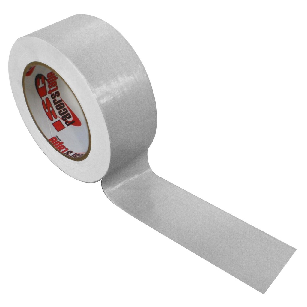 -ISC Std Duty Racers Tape, Silver 2" x 180' Roll - RT3005