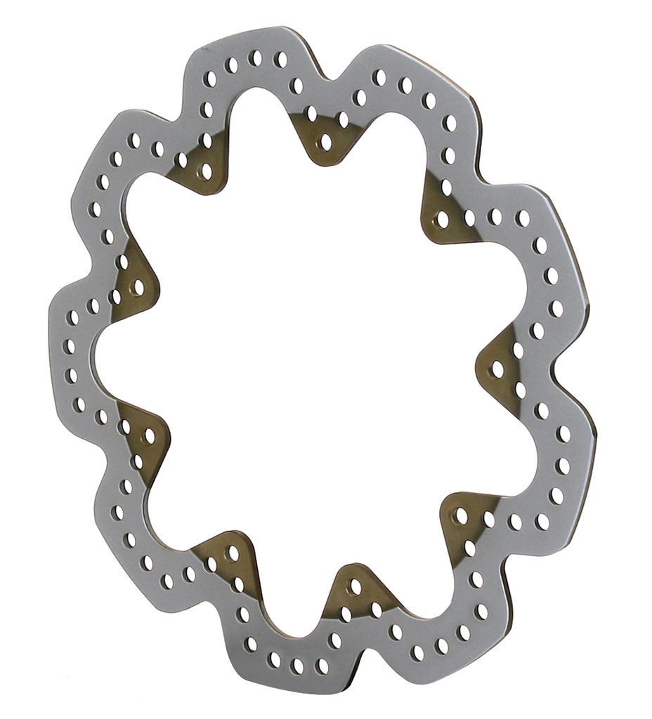 Super Alloy, Scalloped, 1.500 OD 0.160 in Thick, 9 x 7.000 in Bolt Pattern Steel