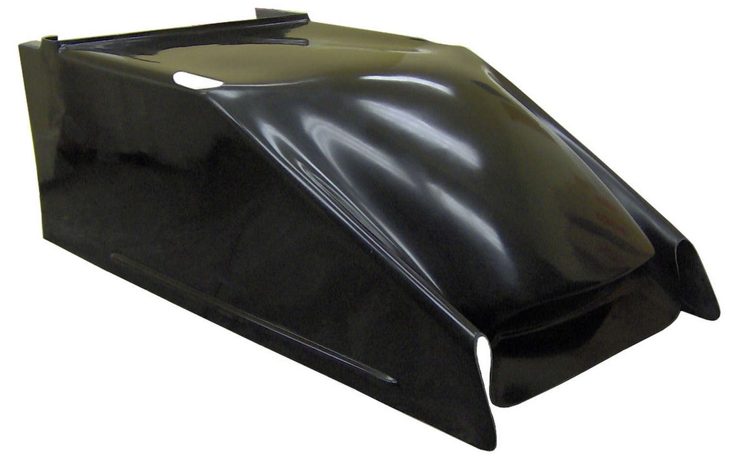 -Triple X Sprint Car Clean Air Hood, Black - SC-BW-0002BLK