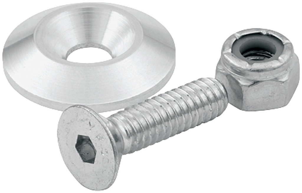 Countersunk Bolts 1/4in w/ 1in Washer 10pk - 18632