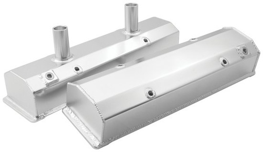 [ALL26171] -Allstar Performance - Valve Covers SBC Fab Aluminum w/Tubes - 26171