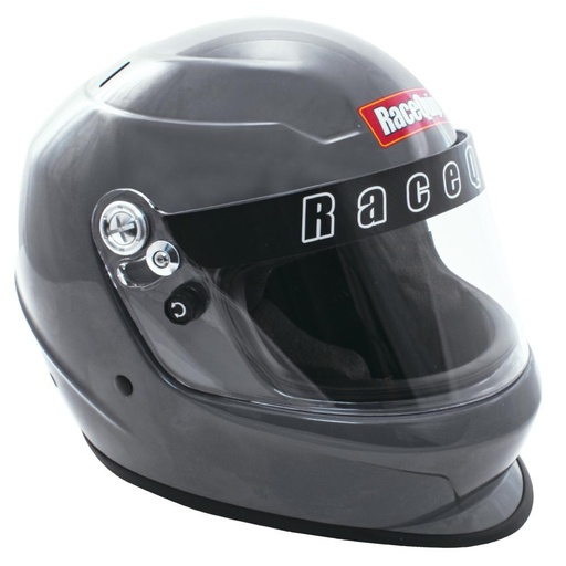 [RQP2266696] RaceQuip  - Helmet Pro Youth Gloss Steel SFI24.1 2020