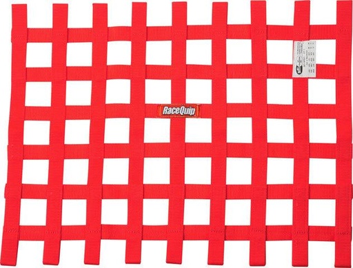 [RQP725015] RaceQuip  - Ribbon Window Net SFI Red
