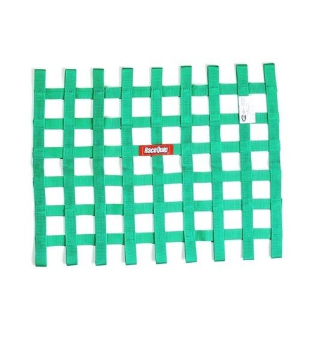 [RQP725075] RaceQuip  - Ribbon Window Net SFI Green