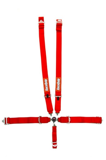 [RQP741011] RaceQuip  - 5pt Harness Camlock  SFI Sportsman Red