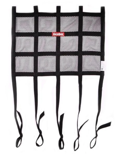 [RQP822005] RaceQuip  - Window Net Mesh Black SFI Hybrid Adj. Strap