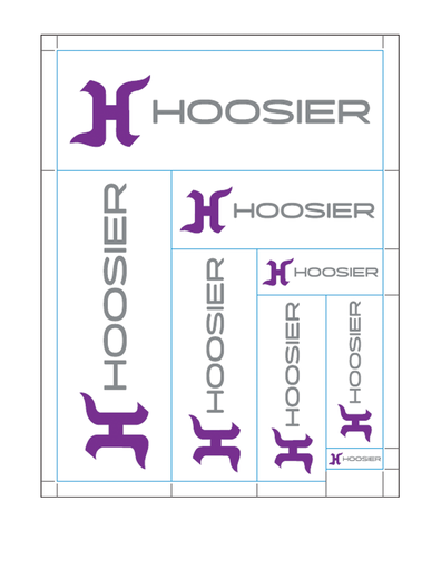 [HTA24014004] -Hoosier Decal Sheet Horizontal - 24014004