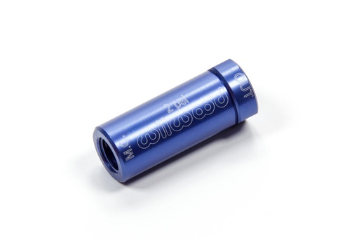 [WIL260-13706] Residual Pressure Valve Compact 2 lb 1/8 in NPT Inlet 1/8 in NPT Outlet 1.600 in Long Aluminum Blue Anodized