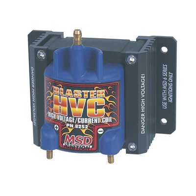 [MSD8252] Ignition Coil Blaster HVC E-Core 0.020 ohm Male HEI 42000V Blue Each MSD8252