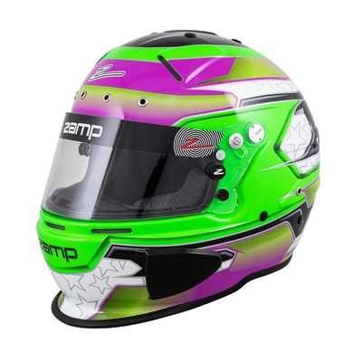 [ZAMH760C39XL] Zamp Helmet RZ 70E SWITCH XL GRN/PURP ZAMH760C39XL