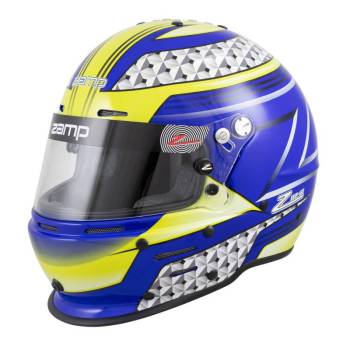 [ZAMH764C36XXL] -Zamp RZ-62 Graphic Helmet - Blue/Green - XX-Large ZAMH764C36XXL
