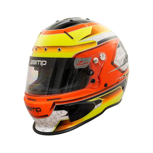 [ZAMH760C30L] Helmet RZ-70E Switch Full Face Snell SA2020 Head and Neck Support Ready Orange / Yellow Large Each ZAMH760C30L

