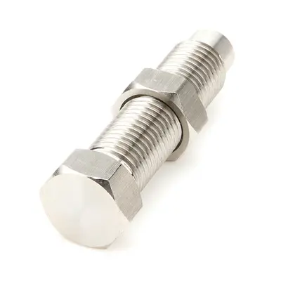 [MPD17220] Torsion Stop Bolt, 7/16-20 in Thread, 1.750 in Long, Hex Head, Stainless, Natural, Sprint Car, Each MPD17220