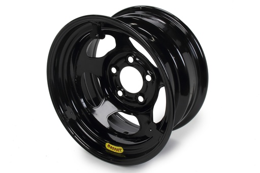 [BAS58R53EBTAB] Wheel 15x8 Black Inerita 5x5 w/ Mudcover Tabs