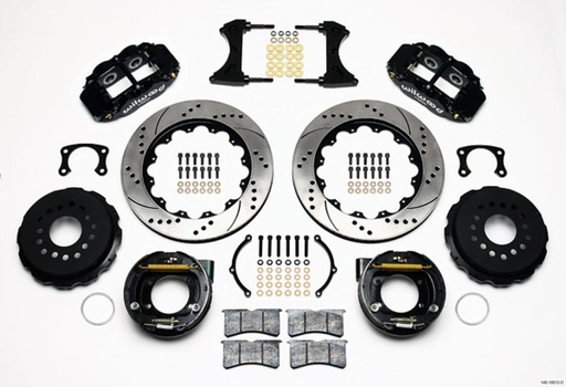 [WIL140-10012-D] Rear Brake Kit Big Ford New Style w/Parking Brk