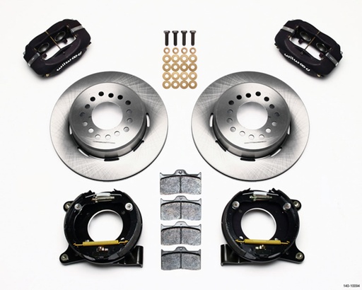 [WIL140-10094] 63-87 GM C10 P/U Rear Brake Kit Black Caliper