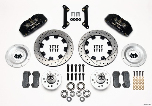 [WIL140-10738-D] Brake Kit Dynapro Camaro 70-78 6 Piston 12.19in