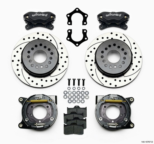 [WIL140-10767-D] Rear Brake Kit Dynalite Mopar/Dana w/PB