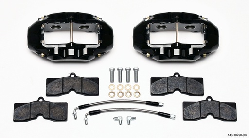 [WIL140-10790-BK] Rear Brake Kit 65-82 Corvette Black Caliper