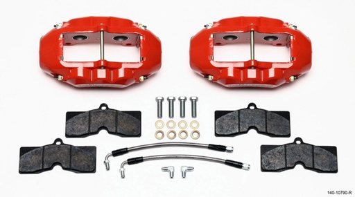 [WIL140-10790-R] Rear Brake Kit 65-82 Corvette Red Powdercoat
