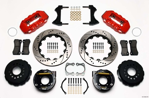 [WIL140-10943-DR] Brake Kit Rear Chevy 12 Bolt 2.81in Offset
