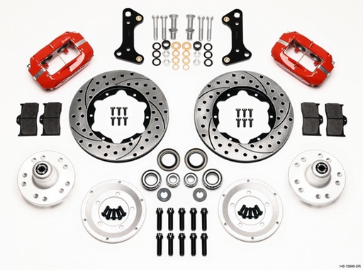 [WIL140-10996-DR] HD Front Brake Kit 67-72 Camaro/Nova Drilled