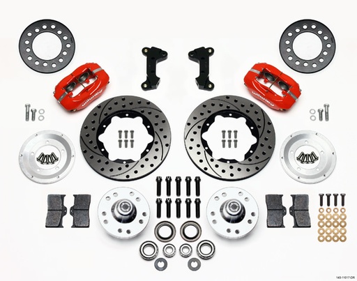[WIL140-11017-DR] Front Brake Kit Mustang II 74-78 11in Drilled
