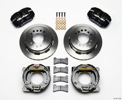 [WIL140-11385] 67-72 GM C10 P/U Rear Brake Kit Black Caliper