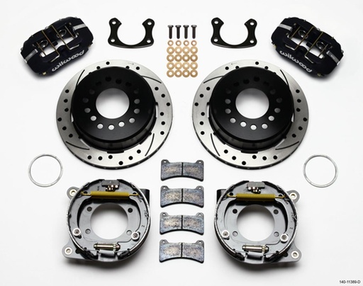 [WIL140-11389-D] Rear Disc Brake Kit Big Ford Drilled