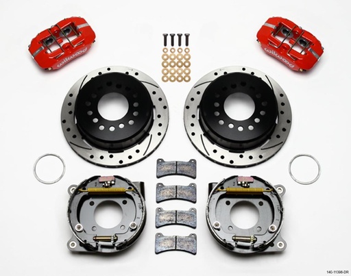 [WIL140-11398-DR] Rear Disc Brake Kit 12- Bolt Chevy w/parking Brk