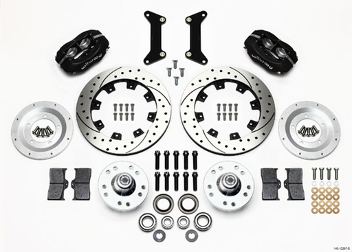 [WIL140-12297-D] Front Brake Kit 80-87 GM G-Body 4 Piston Caliper