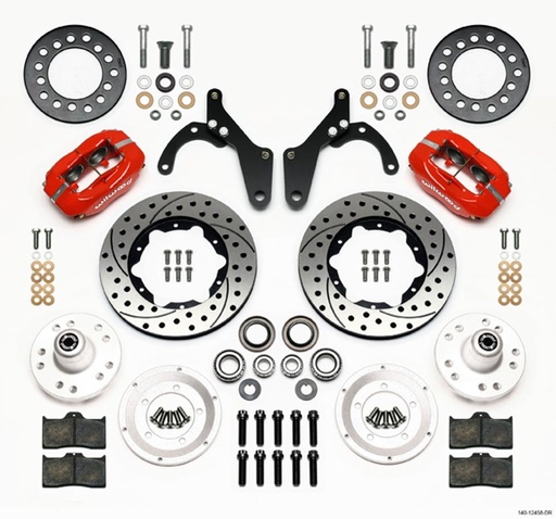 [WIL140-12458-DR] Front Disc Brake Kit 59-64 Impa;la Corvette