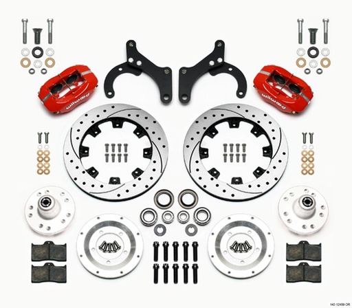[WIL140-12459-DR] Front Disc Brake Kit 63- 64 Vette 12.19in