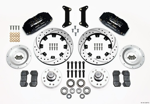 [WIL140-12837-D] Front Brake Kit 80-87 GM G-Body 6 Piston Caliper