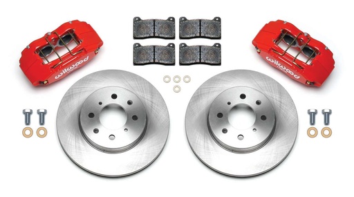 [WIL140-12996-R] Brake Kit Front Honda/Acura Red