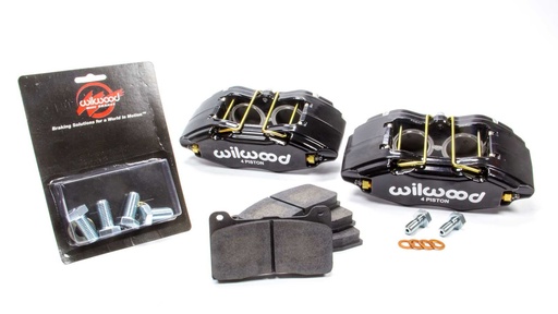 [WIL140-13029] Caliper & Pad Kit Front Honda/Acura Black