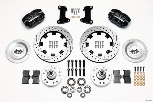 [WIL140-13378-D] Brake Kit Front Mustang II 12.19in Drilled
