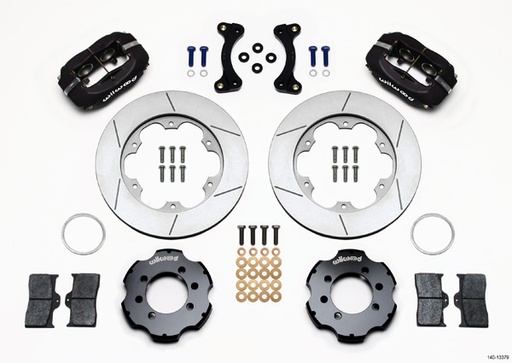 [WIL140-13379] Front Disc Brake Kit Blk 90-05 Miata 11.00 GT